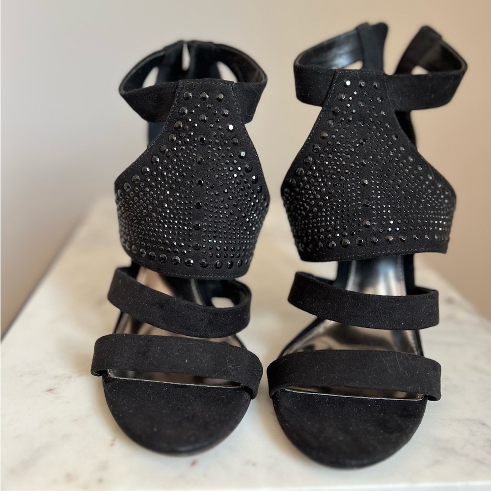 Sparkly heels ready to party